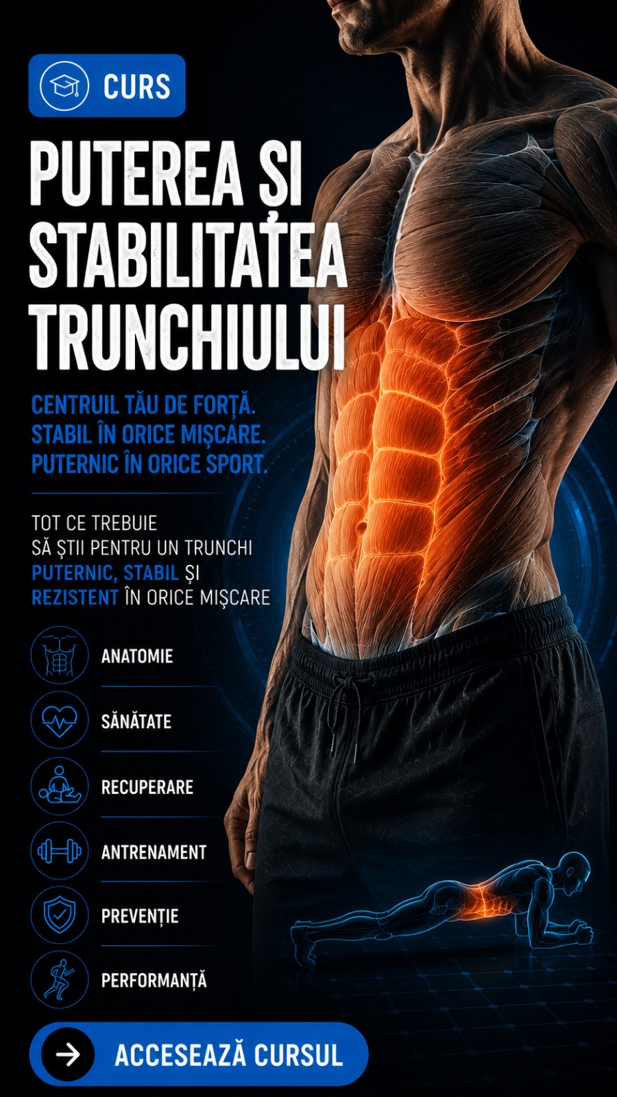Prezentarea cursului Abdomen — Biotop Rehab