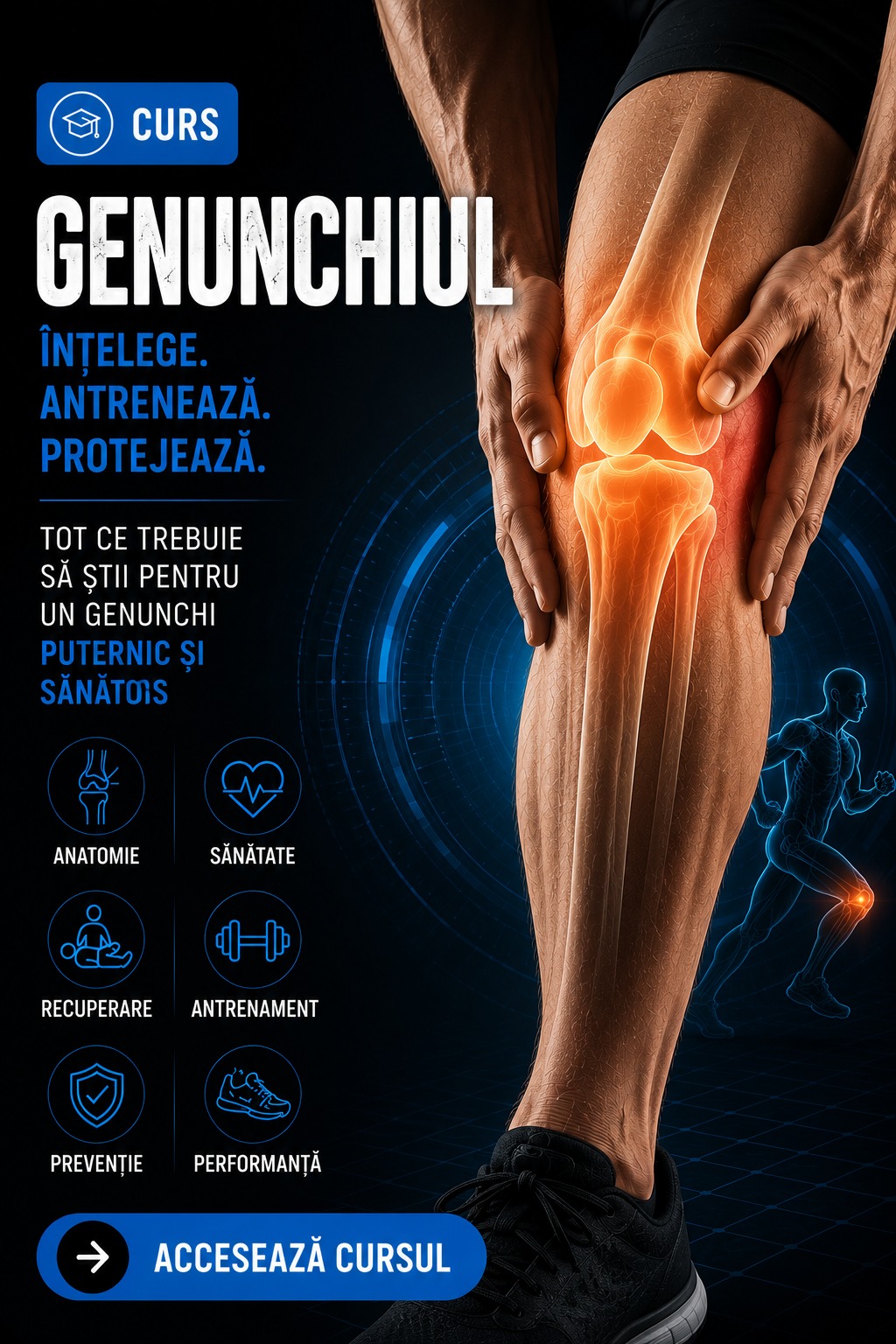 Prezentarea cursului Genunchi — Biotop Rehab